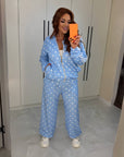 Polka-Dot Knit Set