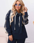 Knit set with checkered inserts , мек и стиlinen , от polyester и spandex, за комфорт и моден външен вид