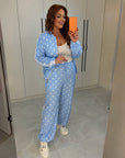 Polka-Dot Knit Set
