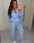 Polka-Dot Knit Set