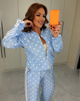 Polka-Dot Knit Set