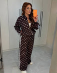 Polka-Dot Knit Set