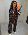 Polka-Dot Knit Set