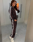 Polka-Dot Knit Set