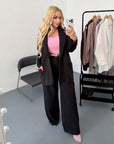 Longline Knit Blazer