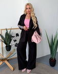 Longline Knit Blazer