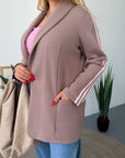 Longline Knit Blazer