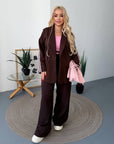 Longline Knit Blazer