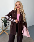 Longline Knit Blazer