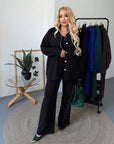 Three-Piece Set with Rhinestones