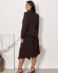 Cropped Double-Breasted Blazer