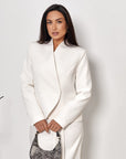 Cropped Double-Breasted Blazer