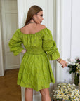 Robe courte en organza