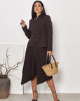 Cropped Double-Breasted Blazer