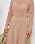 Asymmetric Midi Skirt