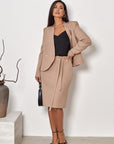 Knee-Length Pencil Skirt
