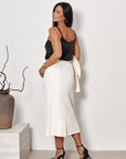 Below-the-Knee Pencil Skirt
