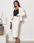 Below-the-Knee Pencil Skirt