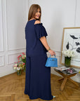 Комплект от памучна Fabric с волан, White цвят, с 70% cotton и 30% polyester, за комфорт и стил.