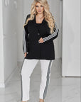 Business set with stone embellishments print от polyester и lycra, подходящ за елегантен бизнес стил.