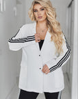 Business set with stone embellishments print , изработен от polyester, lycra и nylon, стиlinen и елегантен за бизнес облекло.