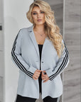 Business set with stone embellishments print , изработен от polyester, lycra и nylon, подходящ за елегантен офис стил.
