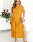 Midi loose-fit dress