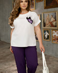 Set stampato casual