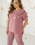 Casual printed set