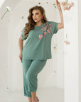 Set stampato casual
