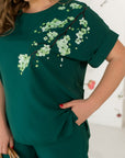 Set stampato casual