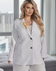 Стилно дамско Printed blazer , polyester и lycra, изображение на модерно яке с цветен дизайн.