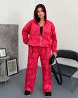 Everyday hooded set, made from viscose, cotton and elastane, comfortable and stylish everyday life.