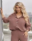 Shirt and pants set от cotton и polyester, изображение на елегантен мъжки облекло в Whiteо и Blueьо