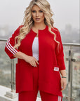 Комплект pants и blazer с linen ти, polyester и lycra, стиlinen и елегантен, за модерен външен вид.