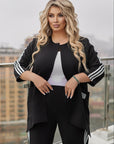 Комплект pants и blazer с linen ти от polyester и lycra, моден и стиlinen за ежедневни и официални поводи.