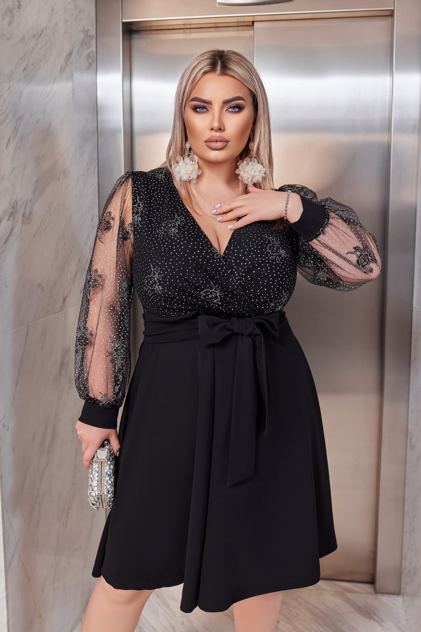 short mesh dress Short mesh dress – Twiggy Shop || Plus size