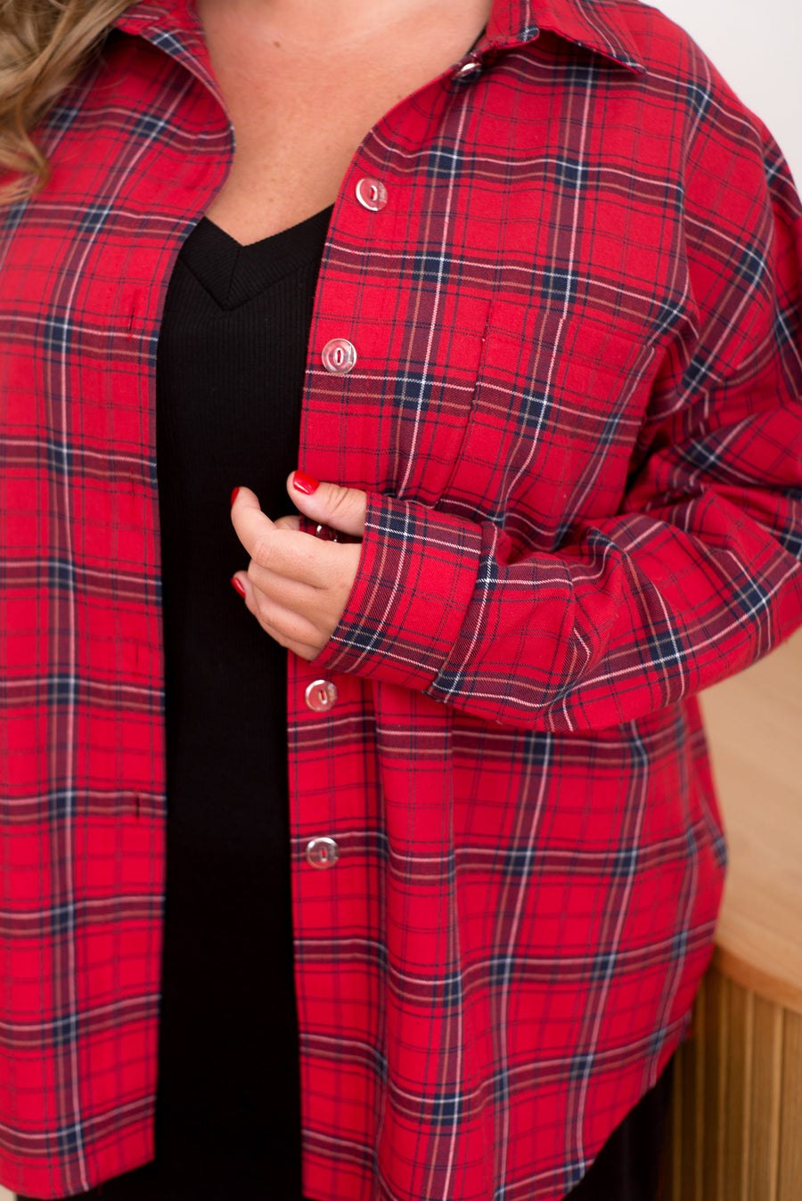 Oversized checkered shirt  - Twiggy Shop