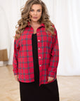 Oversized checkered shirt  - Twiggy Shop