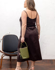 Elegant dress with straps