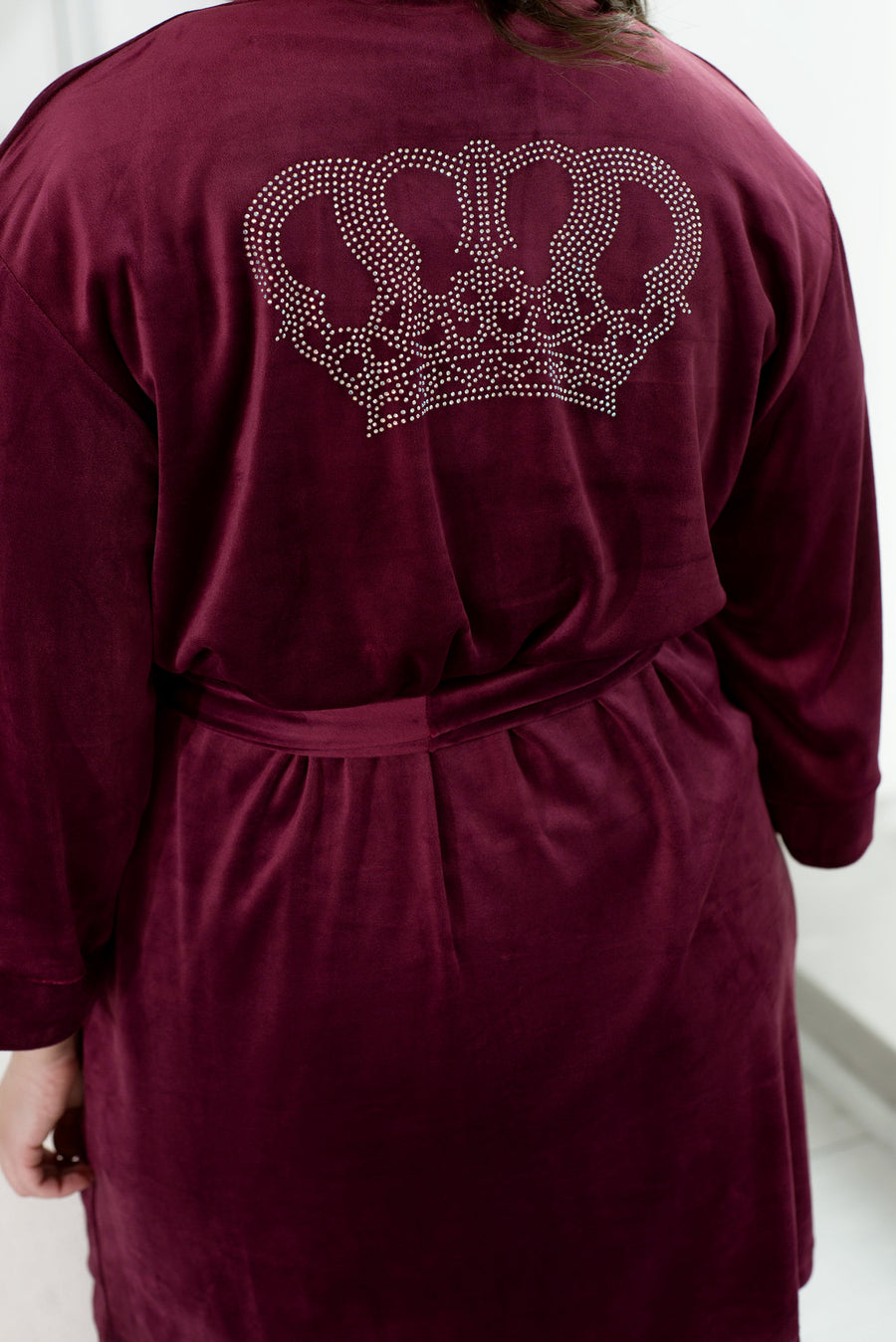 Třídílná sametová sada společenského oblečení