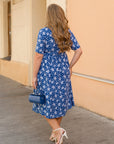 Robe fleurie en coton