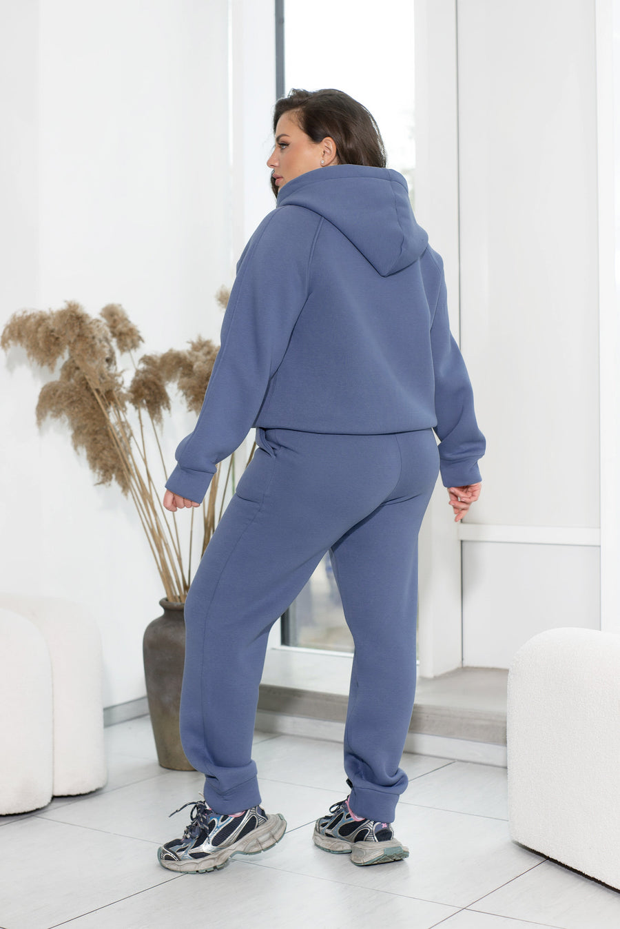 Prešívaná súprava s kapucňou