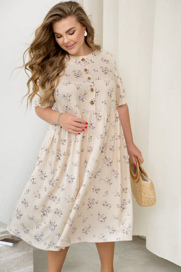 Cotton floral dress