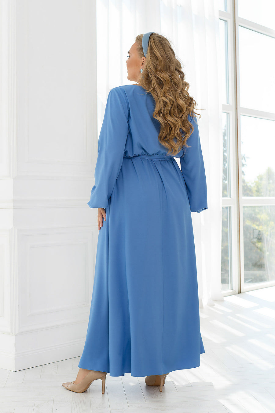 Long dress with pockets