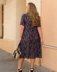 Floral cotton dress