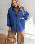 Hooded jacket with pockets  - Twiggy Shop