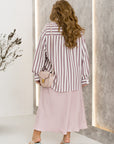 Linen striped shirt  - Twiggy Shop