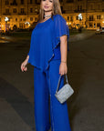 Elegant chiffon dress with rhinestones, polyester and elastane, suitable for special occasions, image 2027IMG_6413.