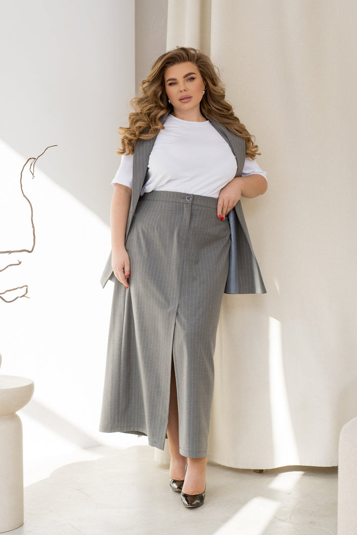 Midi striped skirt  - Twiggy Shop